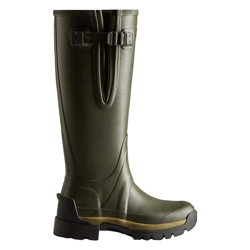 Hunter Balmoral Adjustable Dunkelolive Gummistiefel Für Damen
