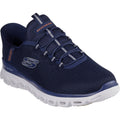 Skechers Glide-Step Noxus Textile Herren Turnschuhe In Marineblau
