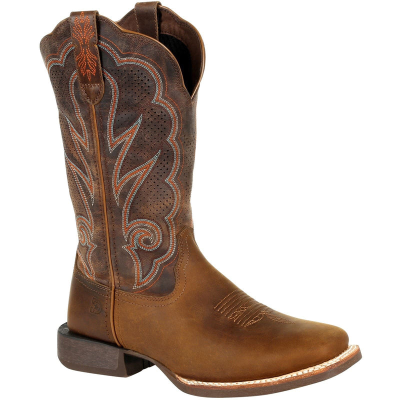 Durango Rebel Pro Damenstiefel Aus Cognacfarbenem Leder Im Used Look