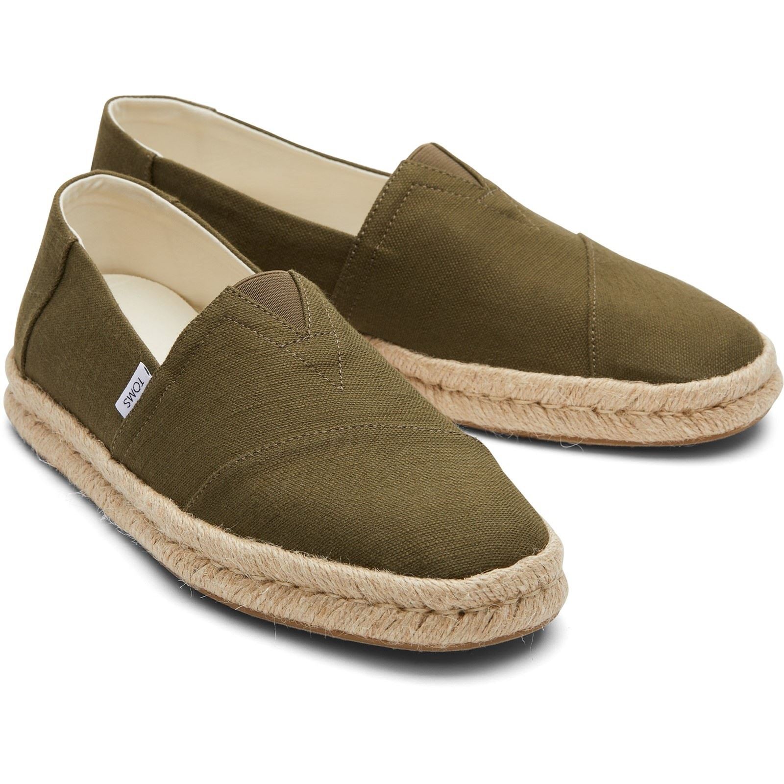 TOMS Alpargata Rope 2.0 Shoe Baumwoll Männer Oliven Espadrilles