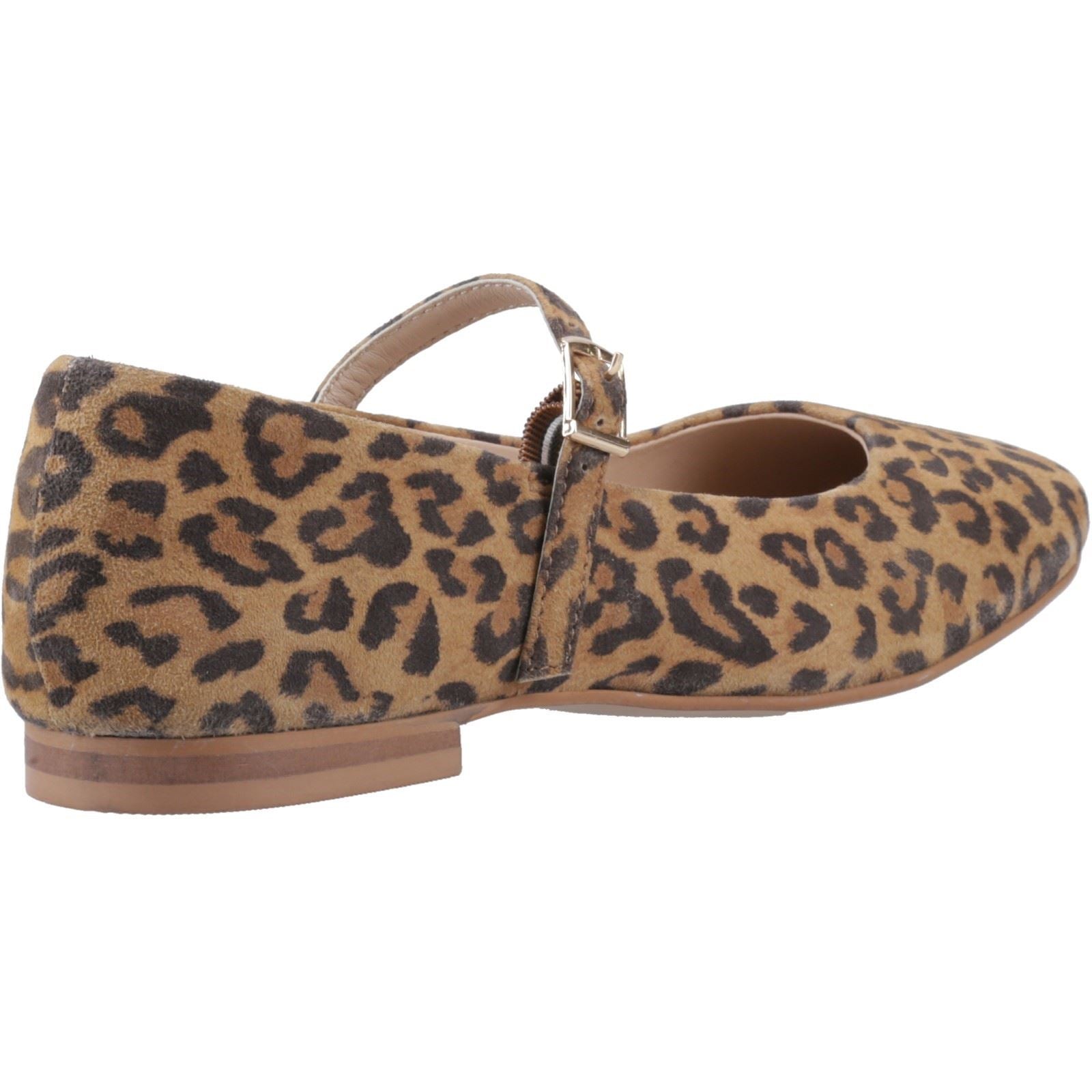 Hush Puppies Pasha Frauen Lederschuhe mit Leopardenmuster