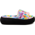 Rocket Dog Splash Loyal Tie Dye Damen Textil-Sandalen In Pink/Multi