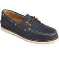 Sperry Gold Cup Authentic Original Leder Herren Bootsschuhe In Marineblau