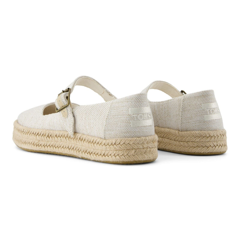 TOMS Carolina Mary Jane Damen Espadrilles Aus Natur Nylon