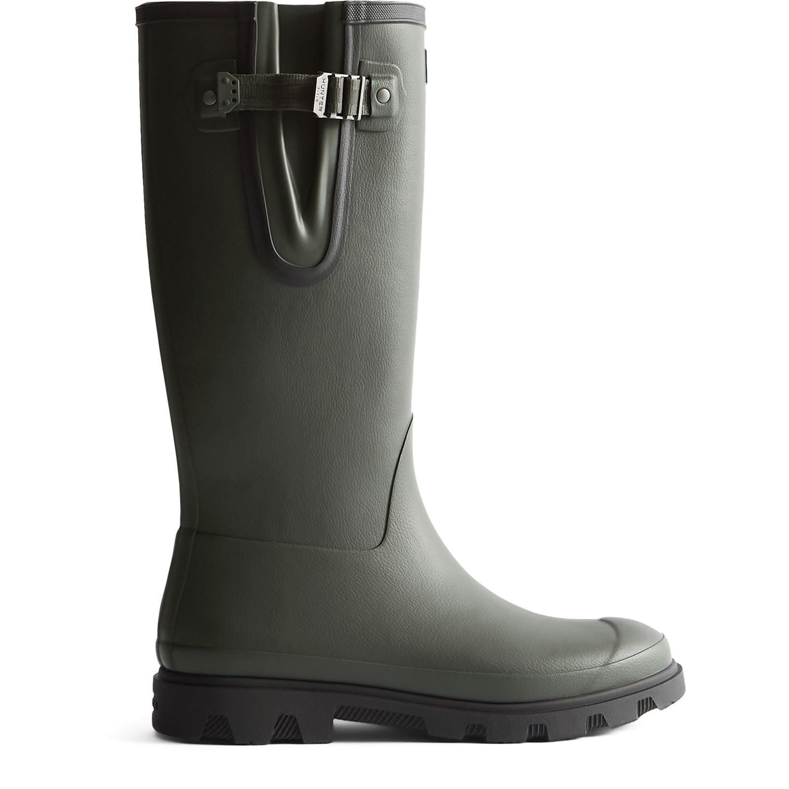 Hunter Downpour Adjustable Gummi Herren Dunkeloliv/Schwarz Gummistiefel