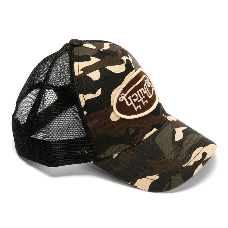 Von Dutch Multi Trucker Baumwolle Braune Kante Camo Caps
