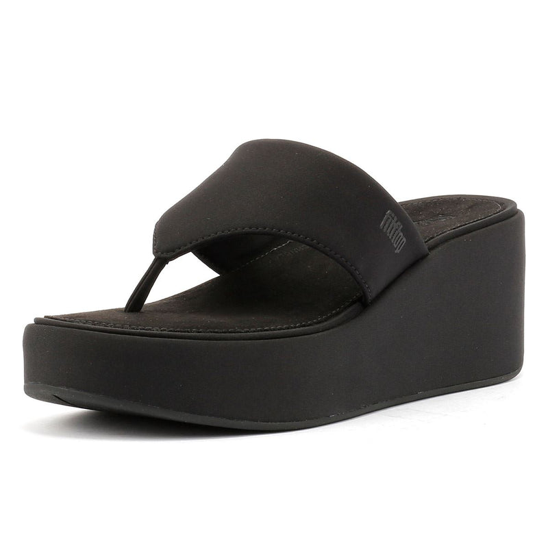 FitFlop Platfforms Wedge Damen Schwarze Farbe Sandalen