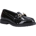 Hush Puppies Verity Patent Snaffle Damen Schwarze Farbe Lederloafer
