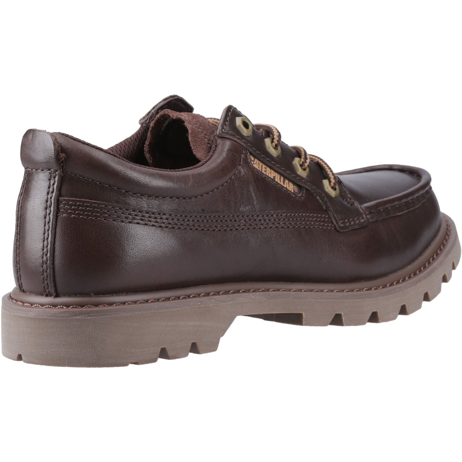 Caterpillar Colorado Moc Toe Low Leder Herren Dunkelbraune Schnürschuhe