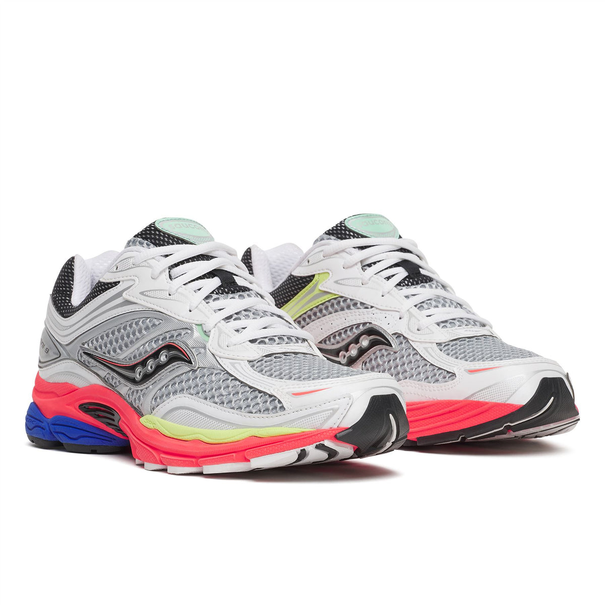 Saucony Progrid Omni 9 Silberne Turnschuhe