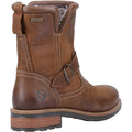 Cotswold Kinsham Damen Winterstiefel aus braunem Leder in der Mitte der Wade