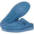 HEYDUDE Wally Slip Canvas 100% Baumwolle Herren Hausschuhe In Elementarblau
