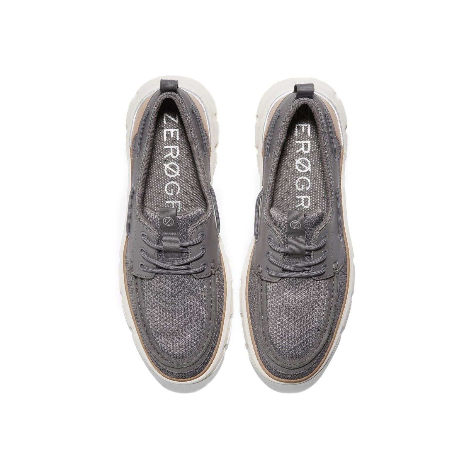 Cole Haan 4.ZeroGrand Regatta Herren Graue Bootsschuhe