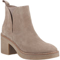 Hush Puppies Felicia Damen Stiefeletten mit Absatz in Taupe aus Wildleder