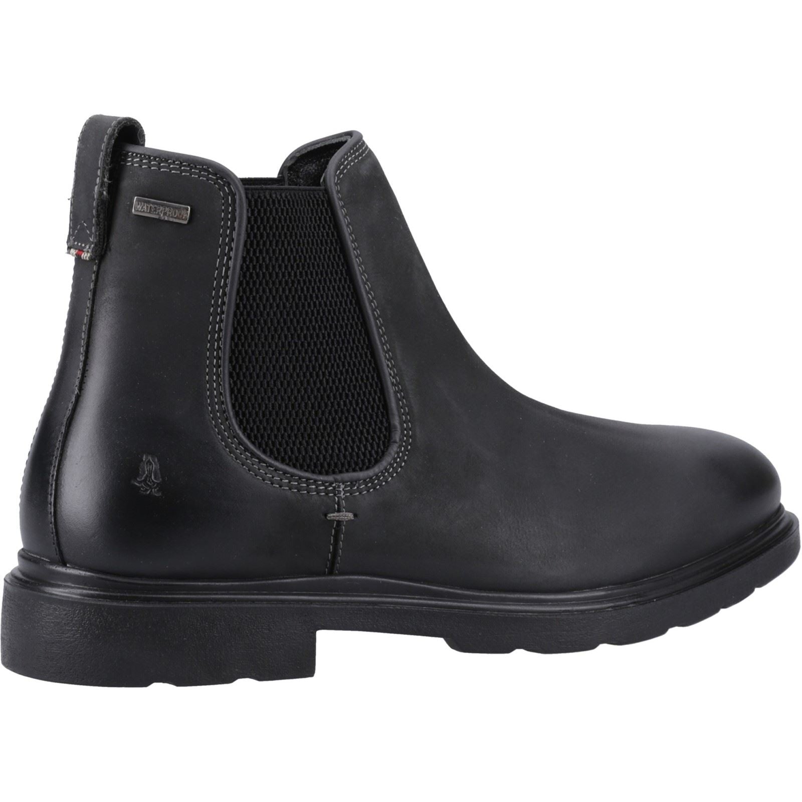 Hush Puppies Preston Chelsea Schwarze Farbe Herrenlederstiefel