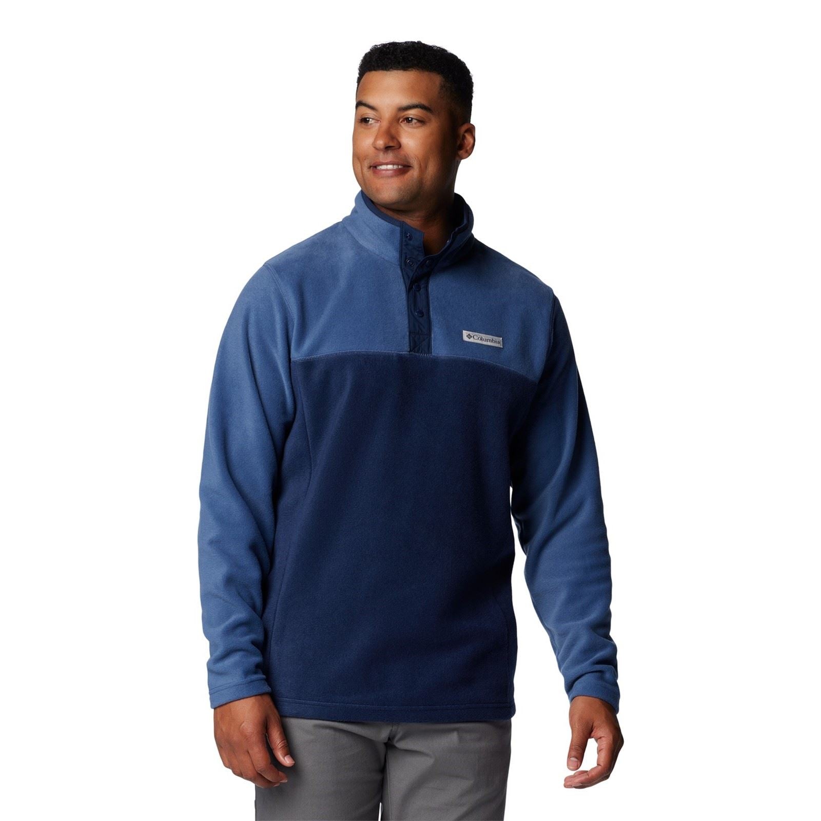 Columbia Steens Mountain Half Snap II Herren Blaue Fleecejacke