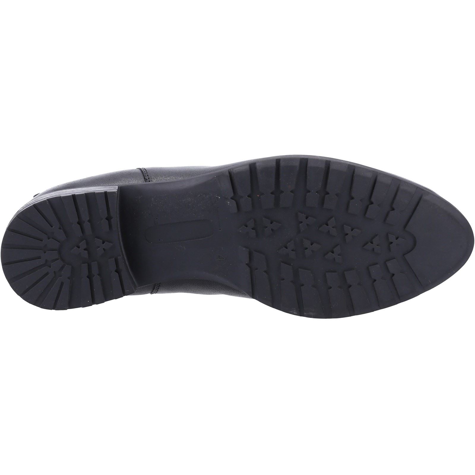 Hush Puppies Sammie Damen Chelsea Stiefel aus Schwarzem Leder