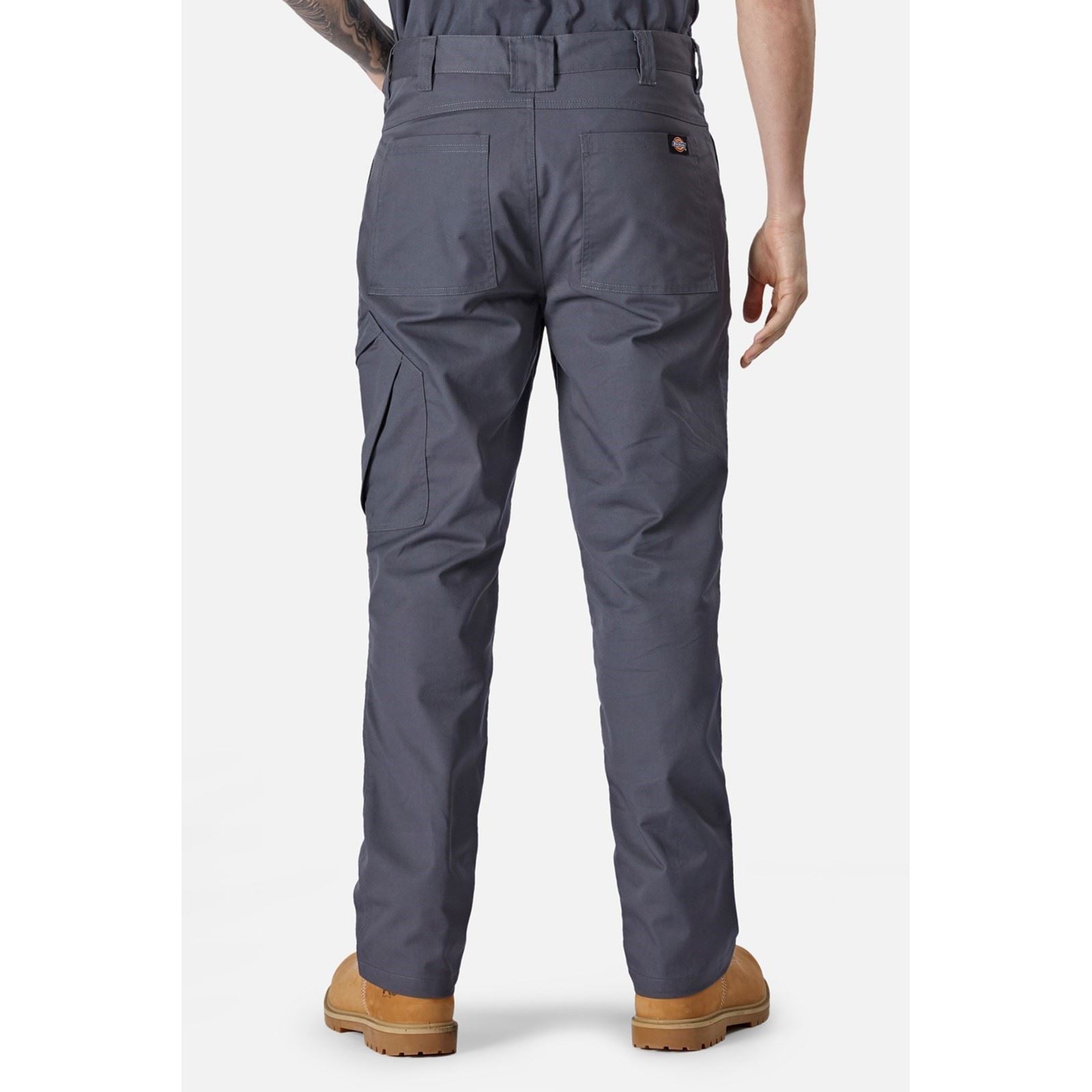 Dickies Action Flex Polyester Herren Graue Outdoor Hosen