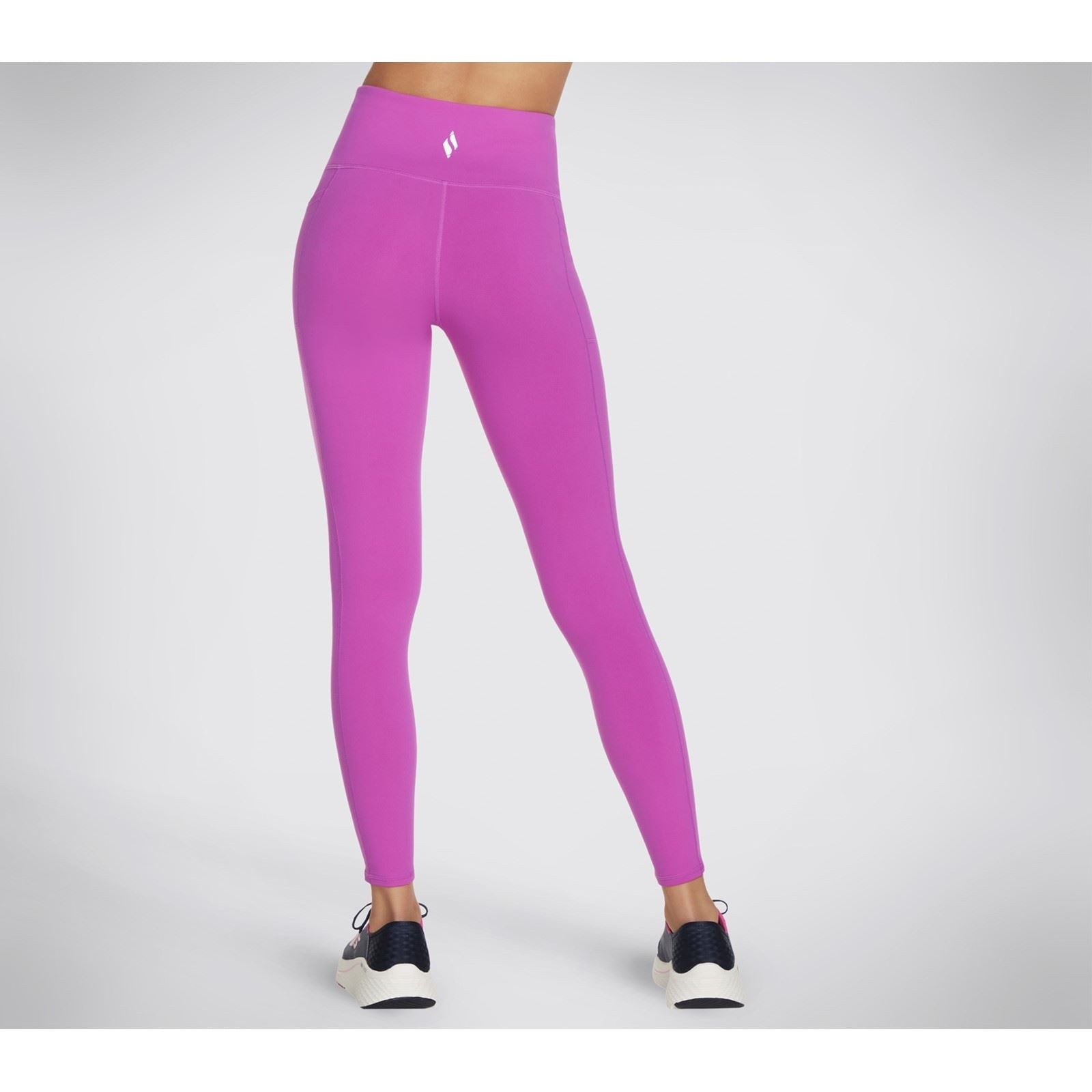 Skechers Performance GOWALK Wear High Waisted Nylon Damen Helle Lila Sportleggings