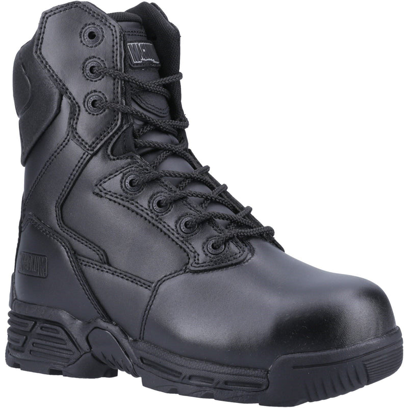 Magnum Stealth Force Acht Komma Null Leder Schwarze Sicherheitsstiefel