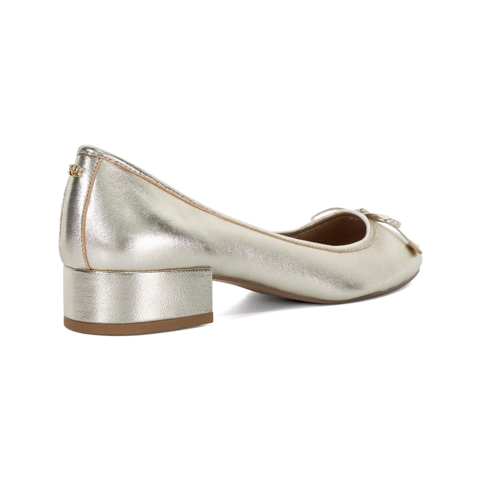 Dune Hollies Leder Damen Goldene Absätze