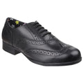 Hush Puppies Kada Junior Mädchen Brogues Aus Schwarzem Leder