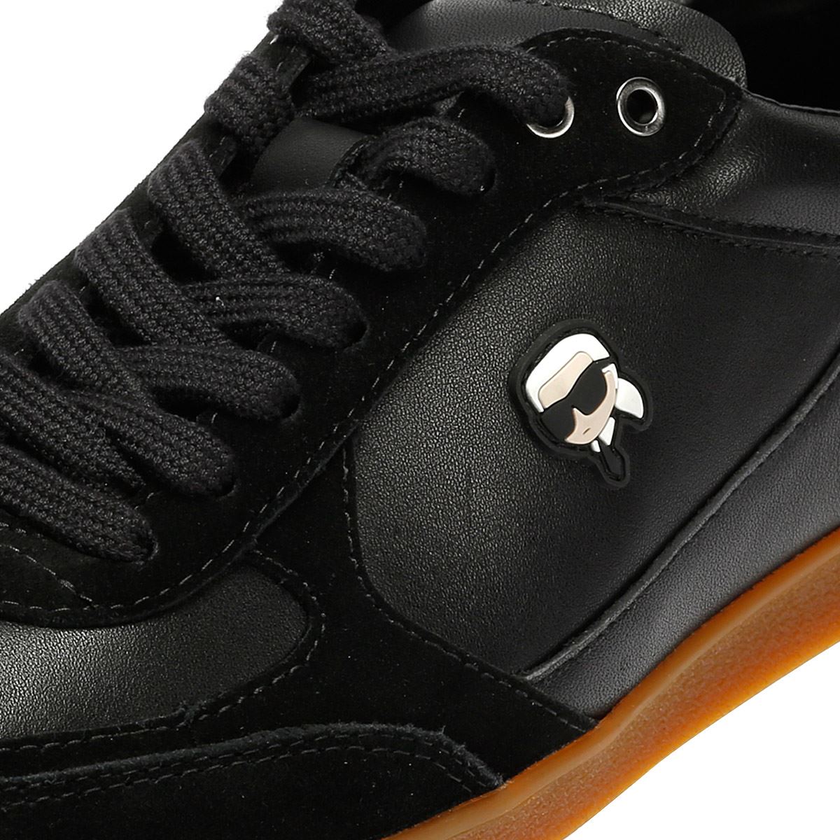 Karl Lagerfeld Kandidate NFT Leder Damen Schwarze Sneaker