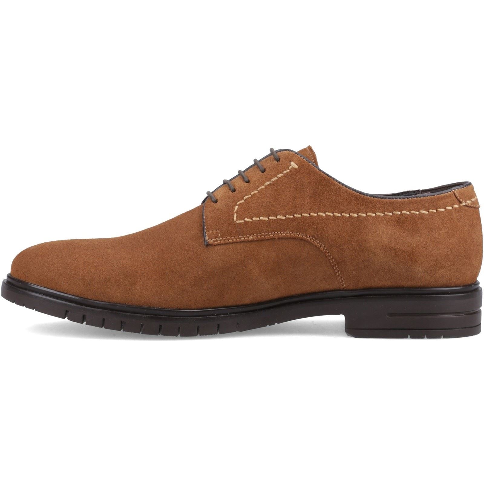 Hush Puppies Sterling Suede Leder Herren Tan Schnürschuhe