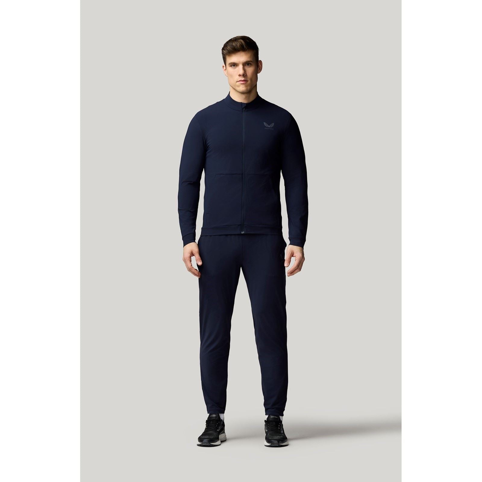 Castore Tech Training Herren Blaue Trainingsjacken