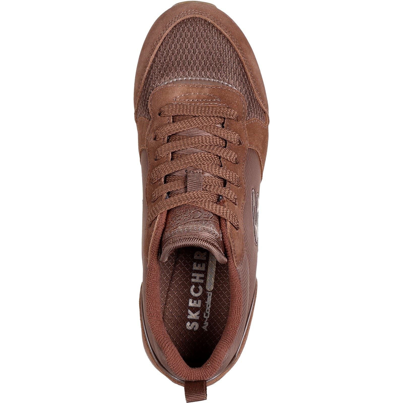 Skechers OG 85 Goldn Gurl Leder Damenschokolade Sneakers