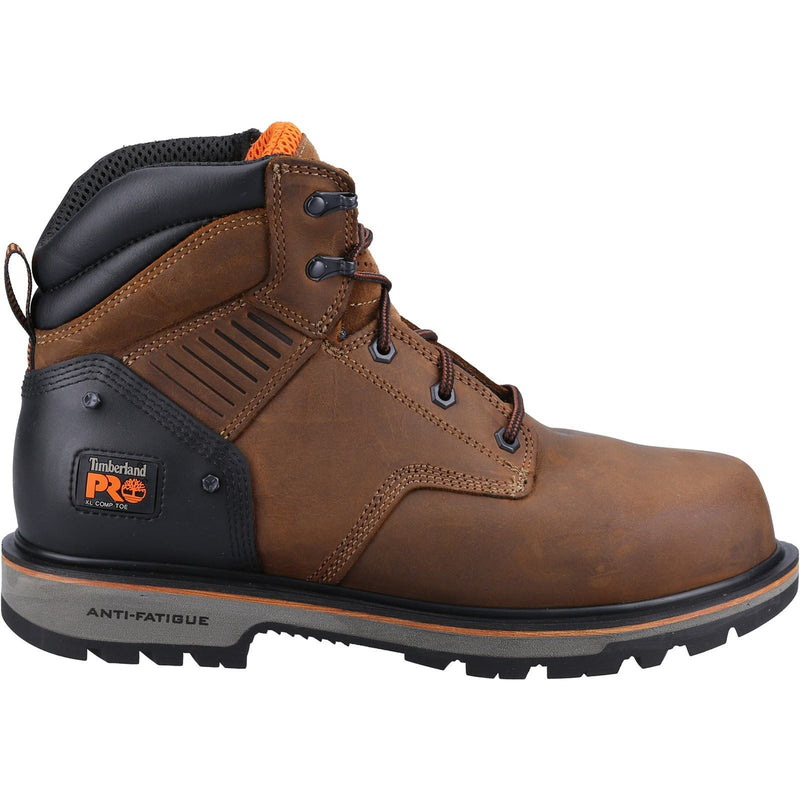 Timberland Pro Ballast Lederbraune Sicherheitsstiefel