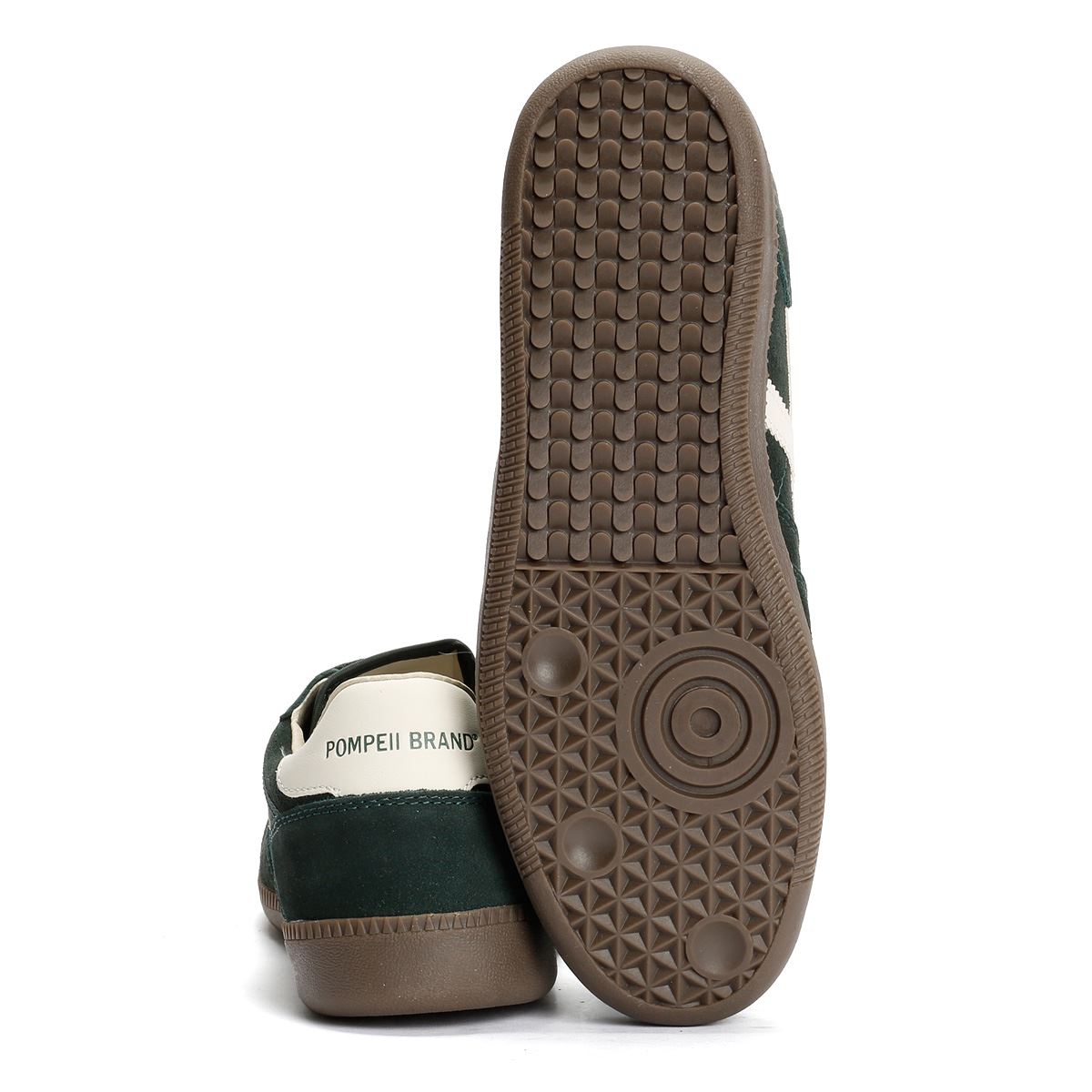 Pompeii Elan Sala Wildleder Herren Grün Sneakers