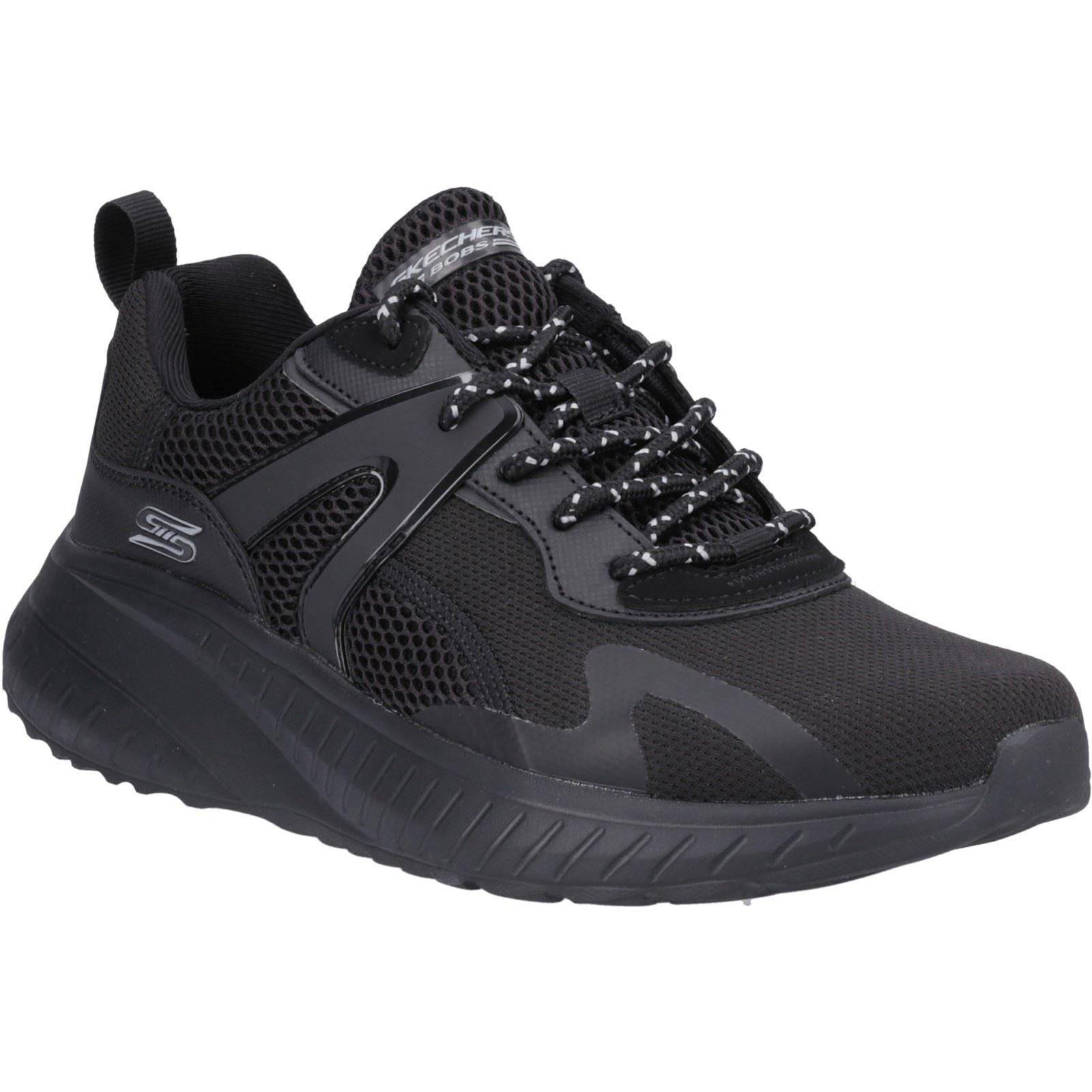 Skechers Bobs Squad Chaos Elevated Drift Synthetik Herren Sneaker In Schwarz