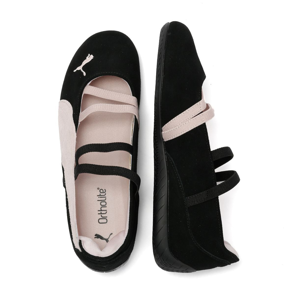 Puma Speedcat Ballet SD Wildleder Damen Schwarze Schuhe