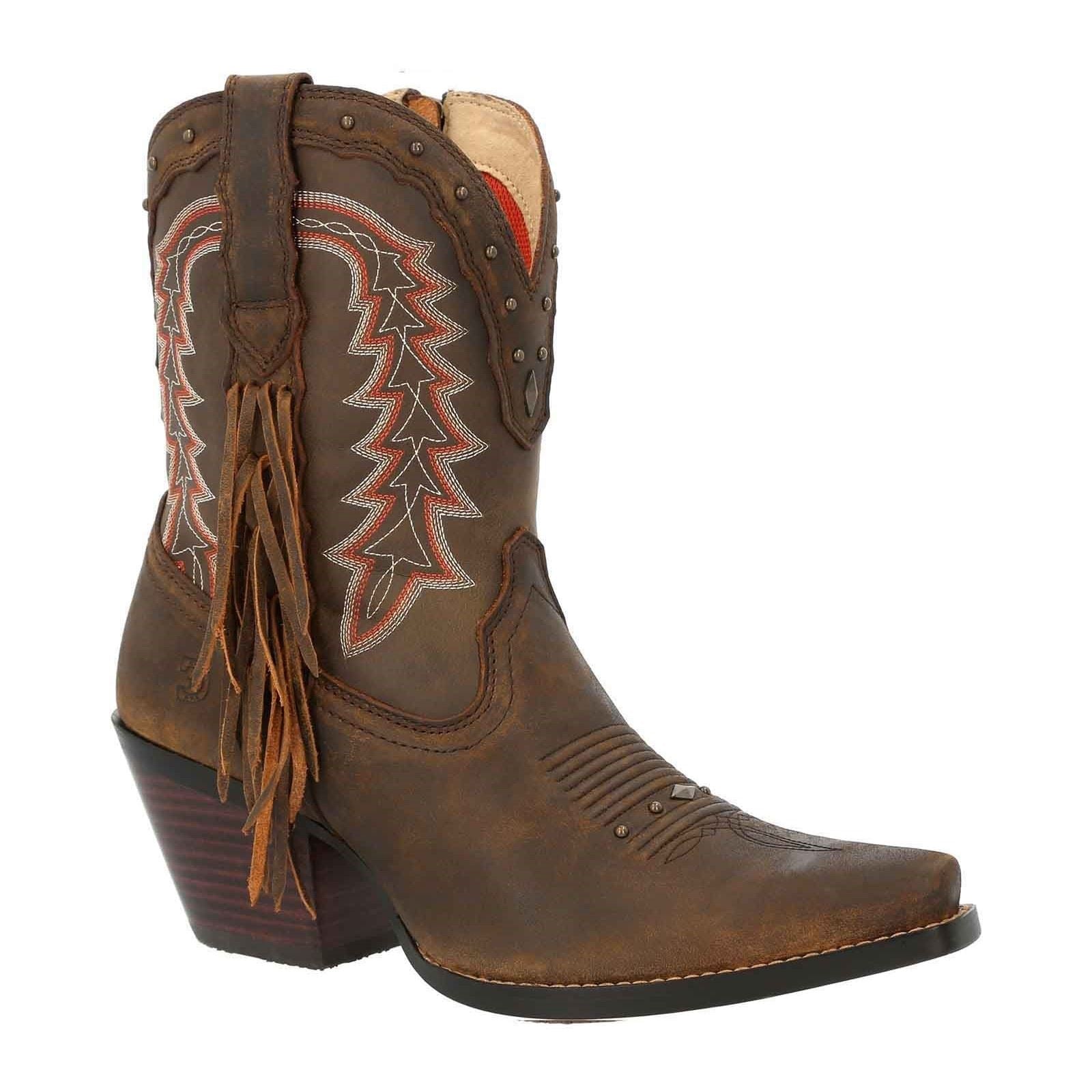 Durango Crush Leder Damen Pecan Stiefel