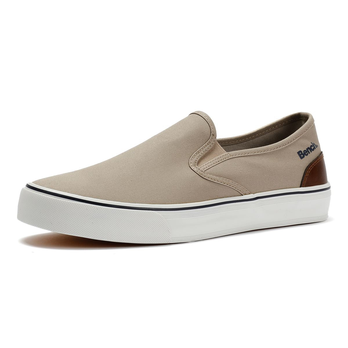 Bench Dalton Canvas Herren Sneakers In Beige