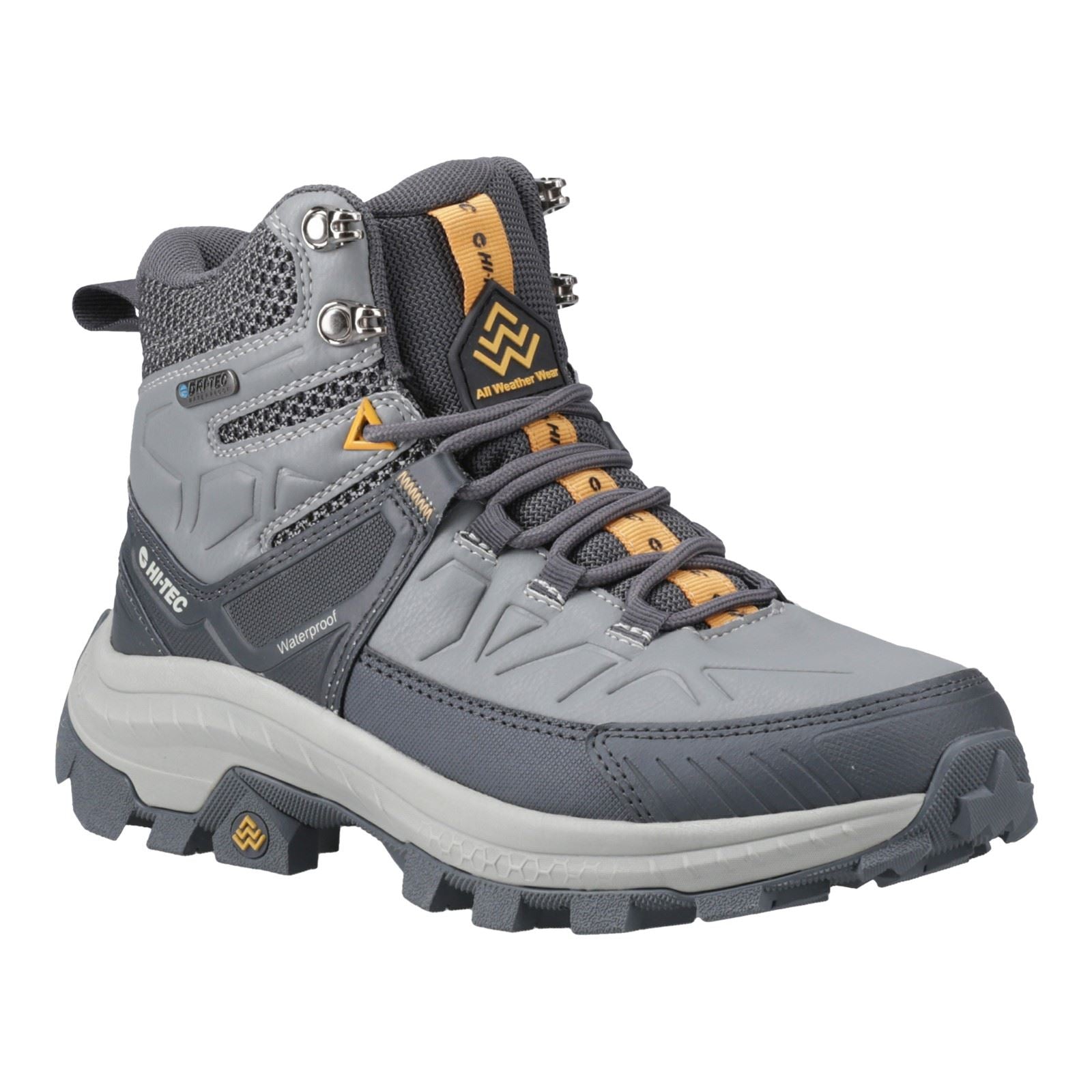Hi-Tec Rainier Polyester Damen Wanderschuhe In Coolem Grau