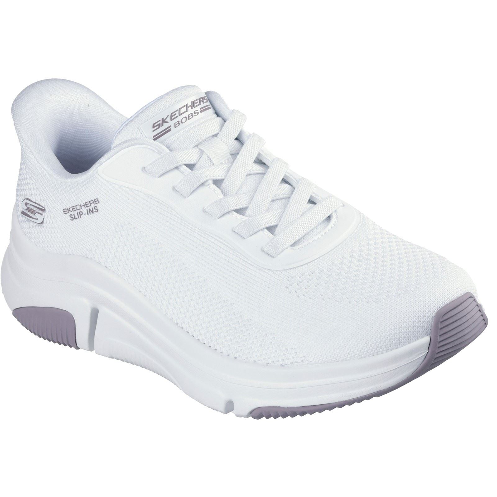 Skechers BOBS Sparrow Flex Too You Damen Sneaker aus weißem Textil