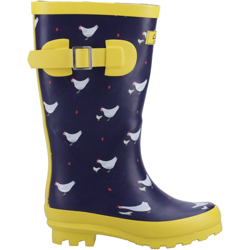 Cotswold Farmyard Junior Gummihuhn Wellington Stiefel