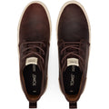 TOMS Carlo Mid Terrain Leder-Herren-Sneaker In Klee-Braun