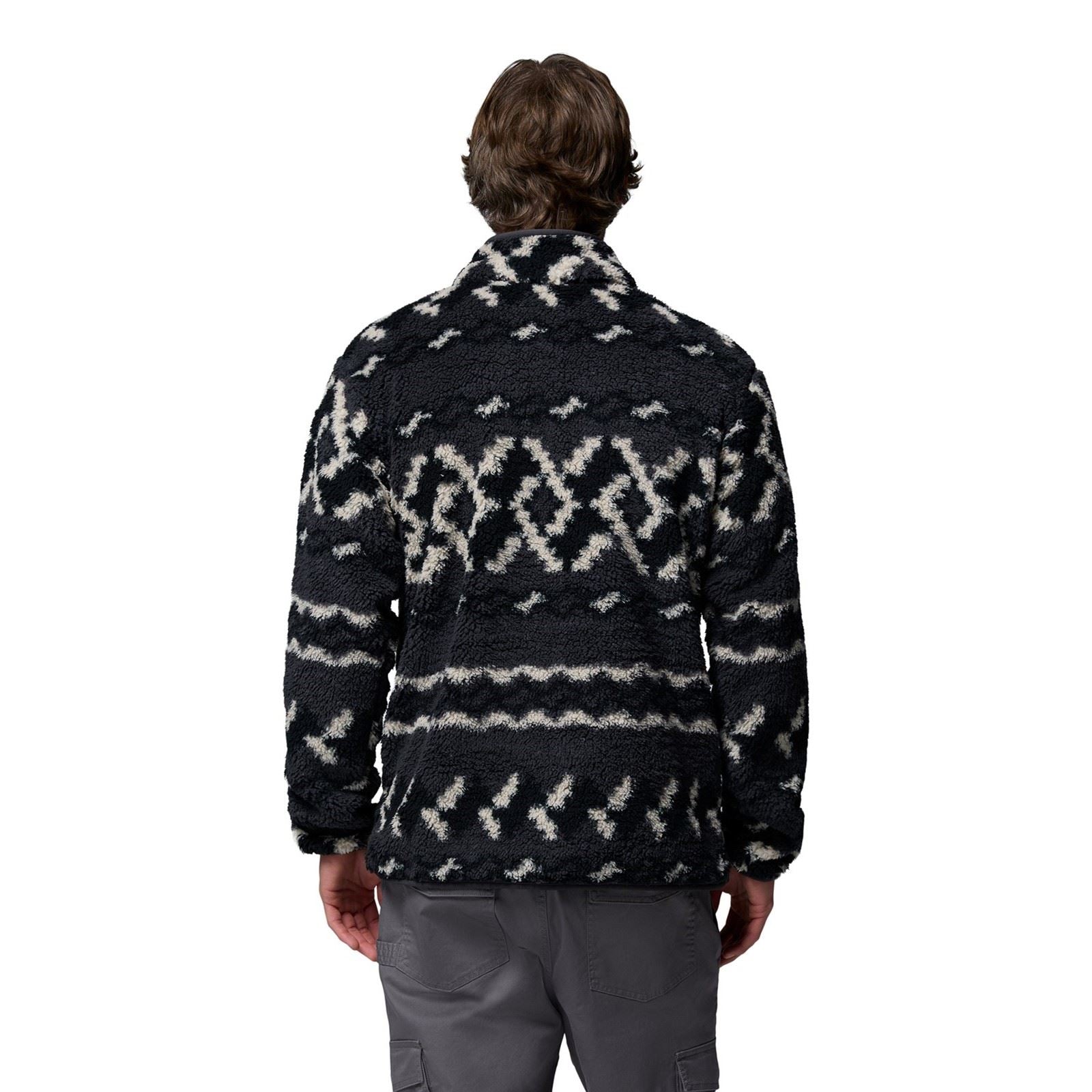 Columbia Rugged Ridge High Pile Half Zip Herren Schwarz Fleece Pullover