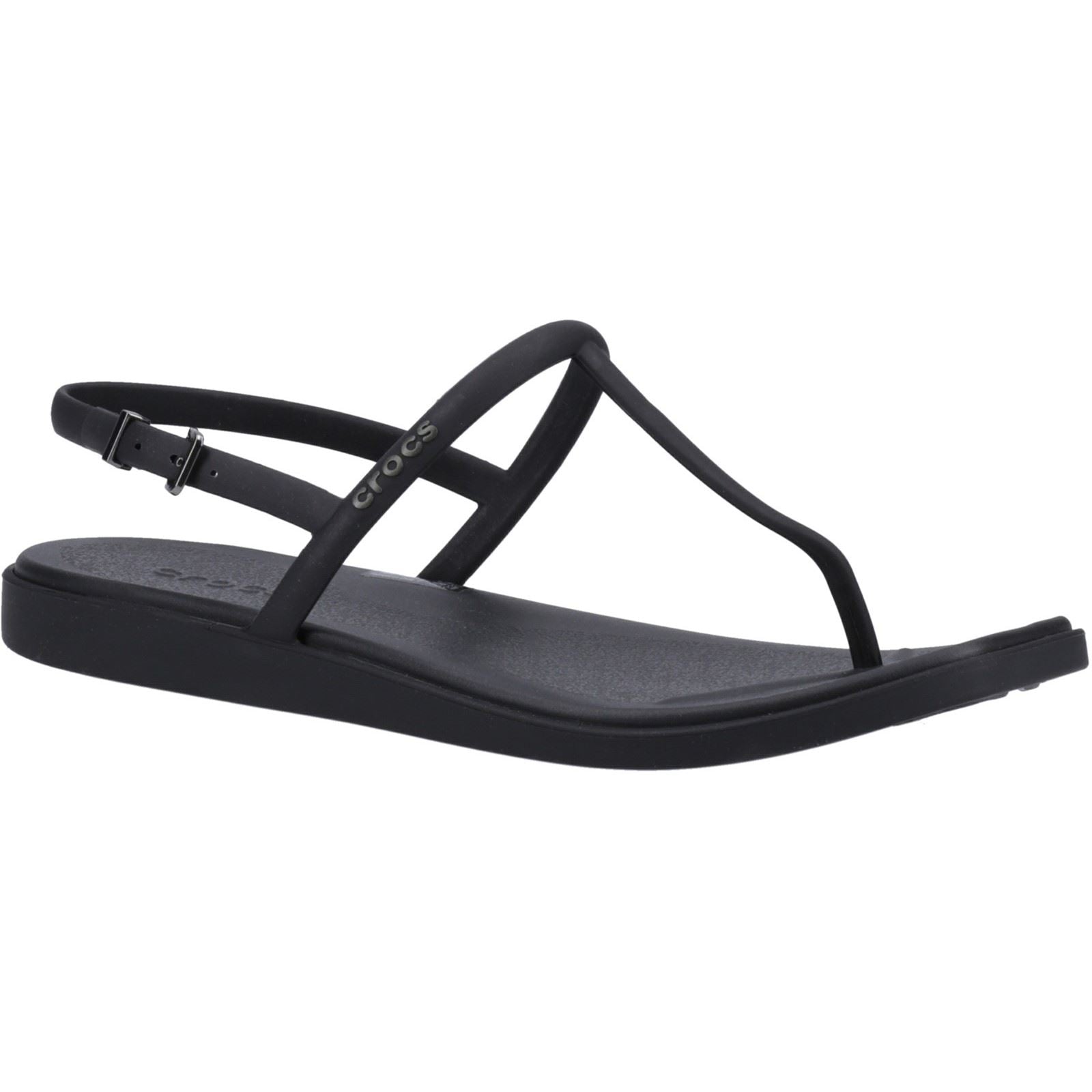 Crocs Miami Thong Flip Tpu Damen Sandalen In Schwarz