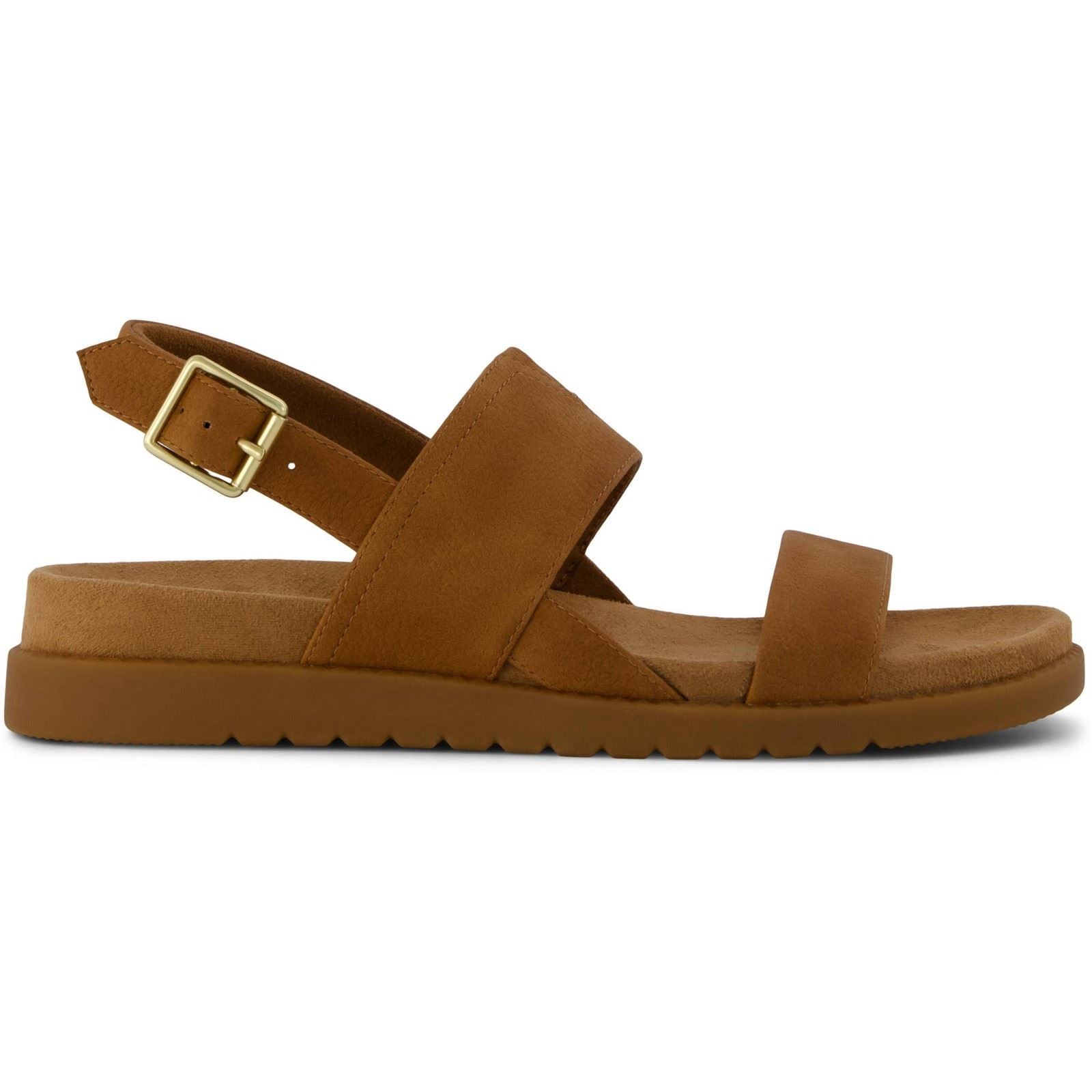TOMS Marin Sandal Polyurethan Damen Braun Zucker Sandalen