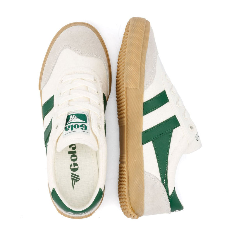 Gola Badminton Canvas Damen Sneaker In Weiß