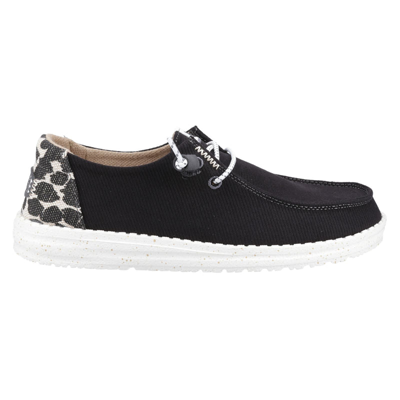 HEYDUDE Wendy Leopard Damen Schwarz/Leopardenmuster Loafers