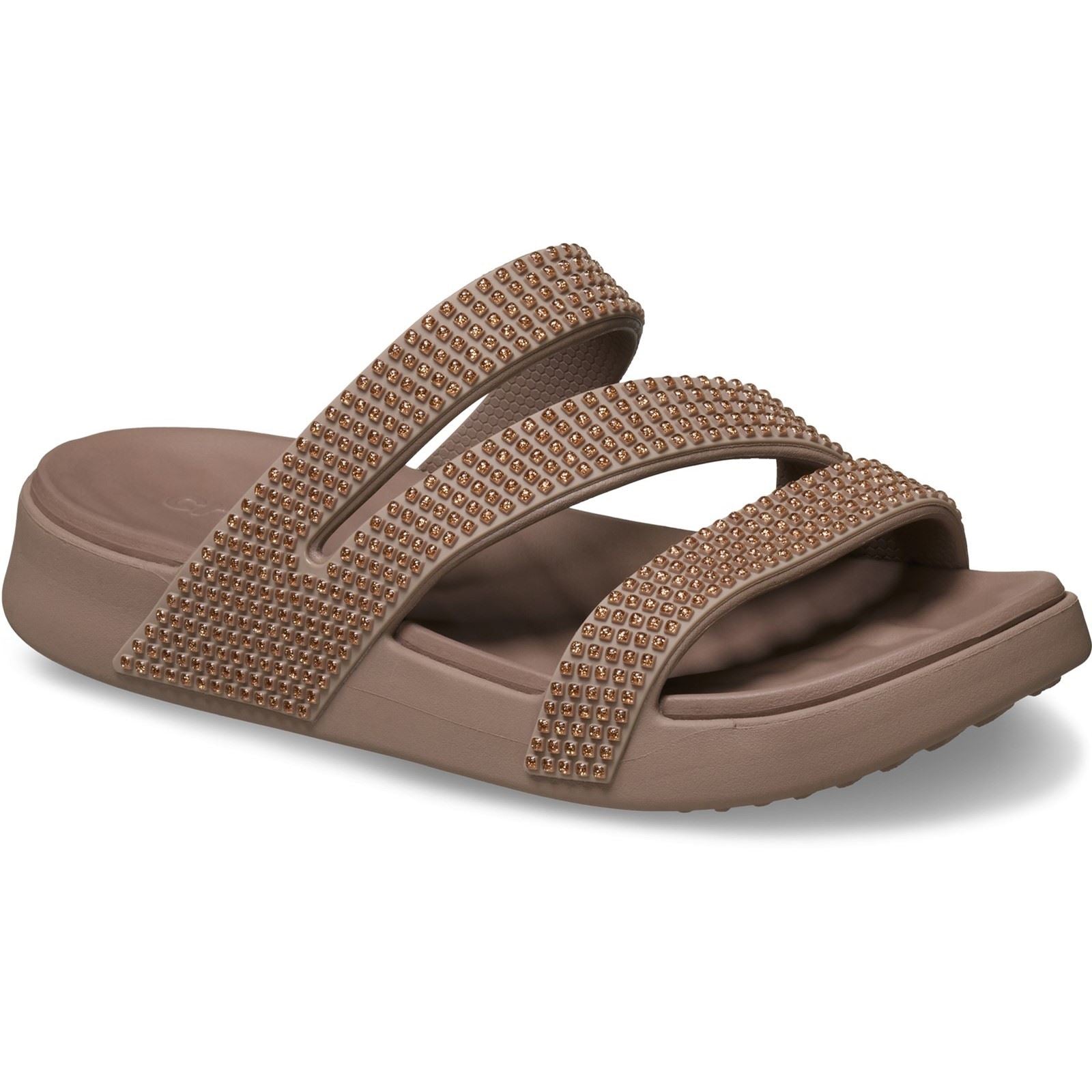 Crocs Getaway Strappy Eva Damen Latte Sandalen