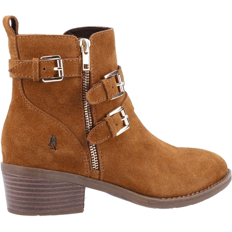 Hush Puppies Jenna Leder Damen Stiefeletten In Beige