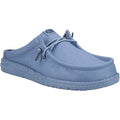 HEYDUDE Wally Slip Canvas 100% Baumwolle Herren Hausschuhe In Elementarblau