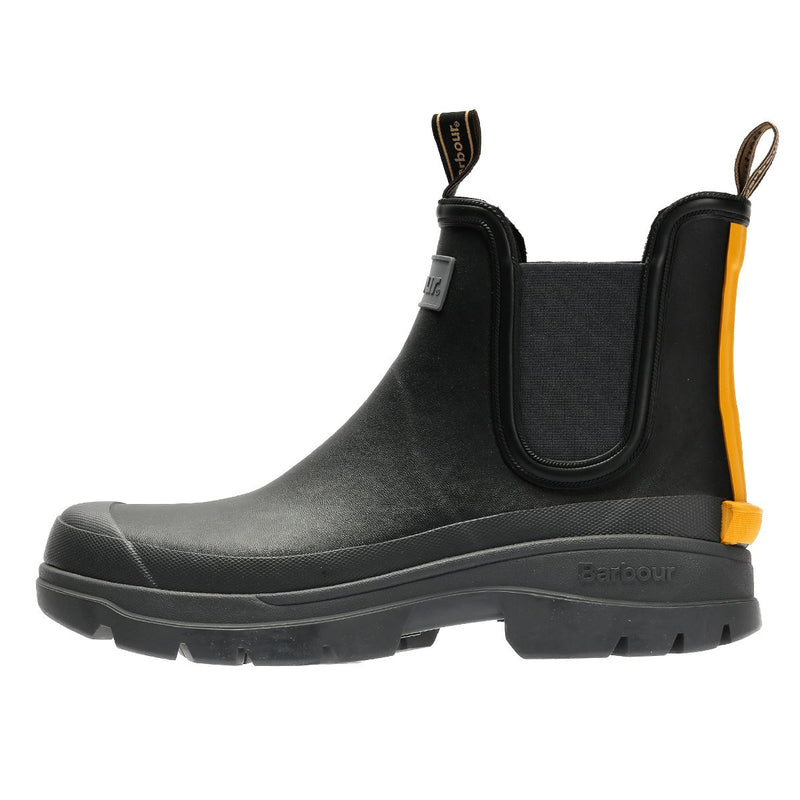 Barbour Nimbus Chelsea Welly Gummiherren Schwarz Gummistiefel