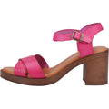 Hush Puppies Georgia Damen Sandalen Aus Rosa Leder